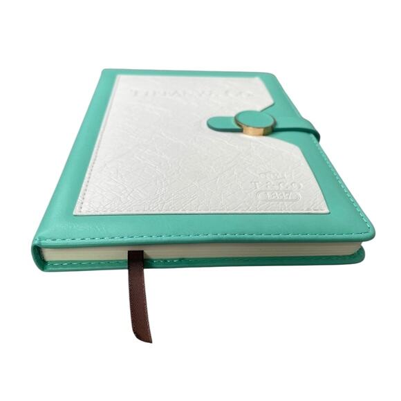 NEW Tiffany & Co Blue and White Notebook Journal Magnetic Closure - Picture 6 of 10